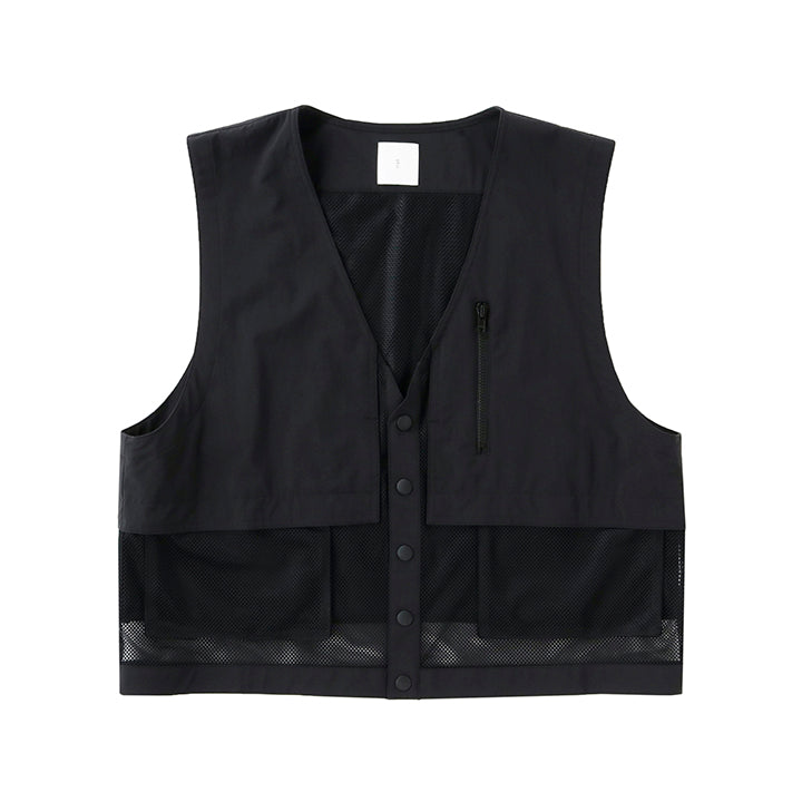 solo-trip vest / black　